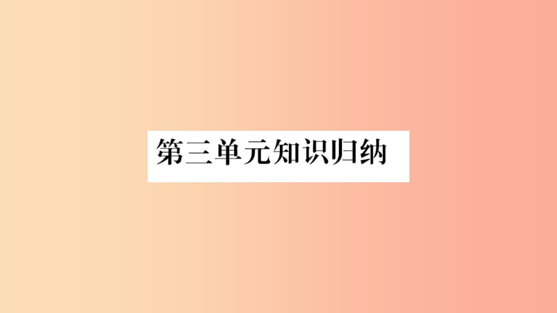 2019秋八年级道德与法治上册 第3单元 勇担社会责任知识归纳习题课件 新人教版.ppt_第1页