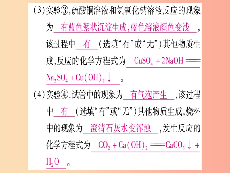 宁夏专用版2019中考化学复习第二部分题型专题突破专题5常考教材基础实验课件.ppt_第3页