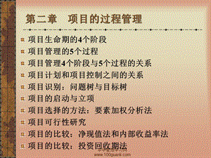 《項目管理學(xué)》教學(xué)課件第二章下馬麗娜.ppt