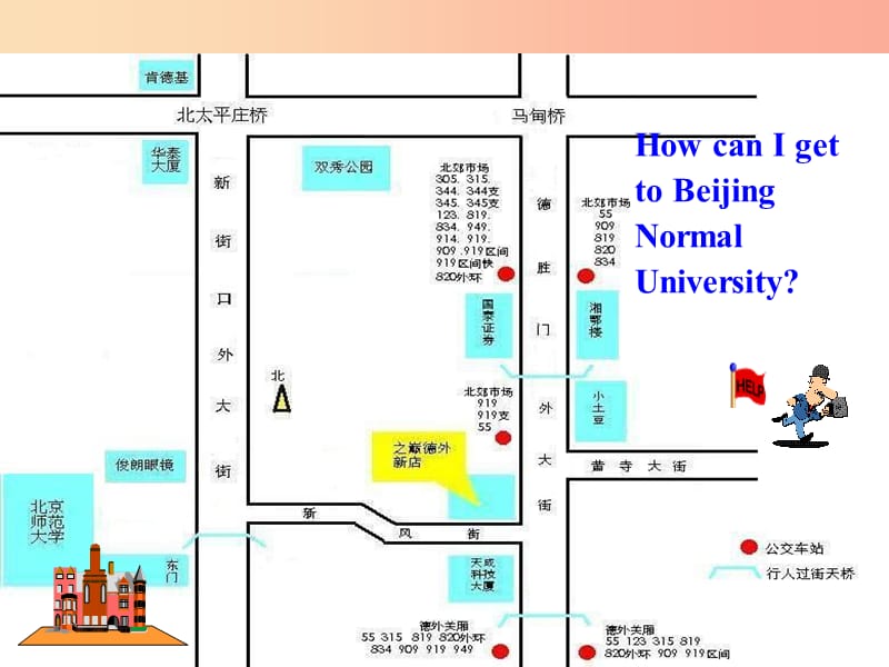 七年级英语下册 Unit 8 Is there a post office near here Section B（1a-2c）课件 新人教版.ppt_第2页