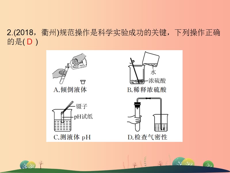 2019年中考科学总复习 专题七 化学实验探究（精讲）课件.ppt_第3页