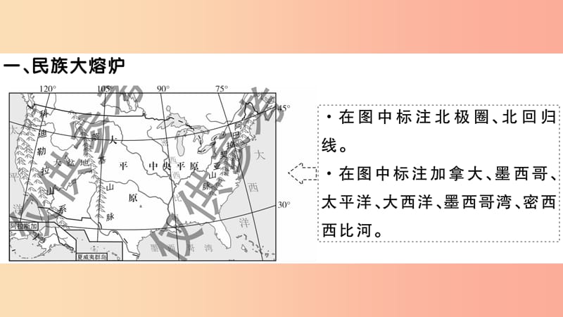 2019七年级地理下册 第九章 第一节 美国（第1课时 民族大熔炉 农业地区专业化）习题课件 新人教版.ppt_第2页