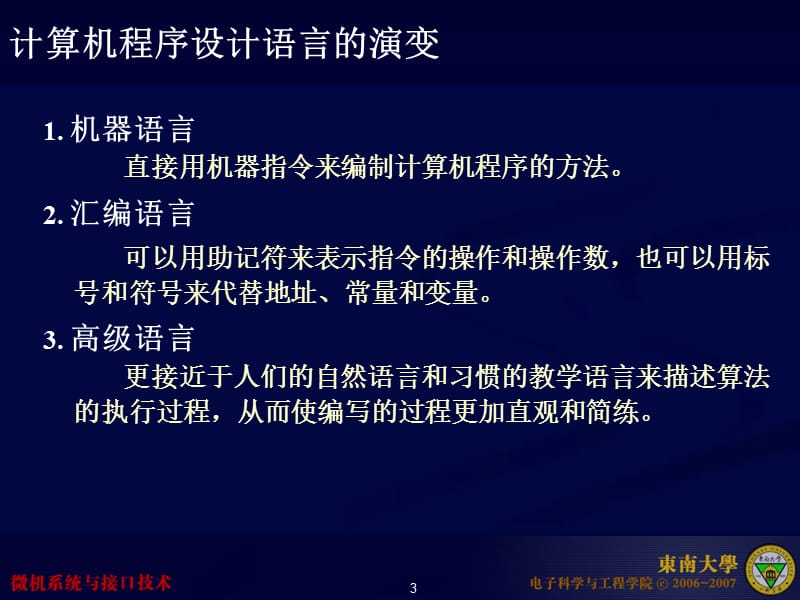 东南大学电子信息工程之微机学第3章(5学时)汇编语言.ppt_第3页