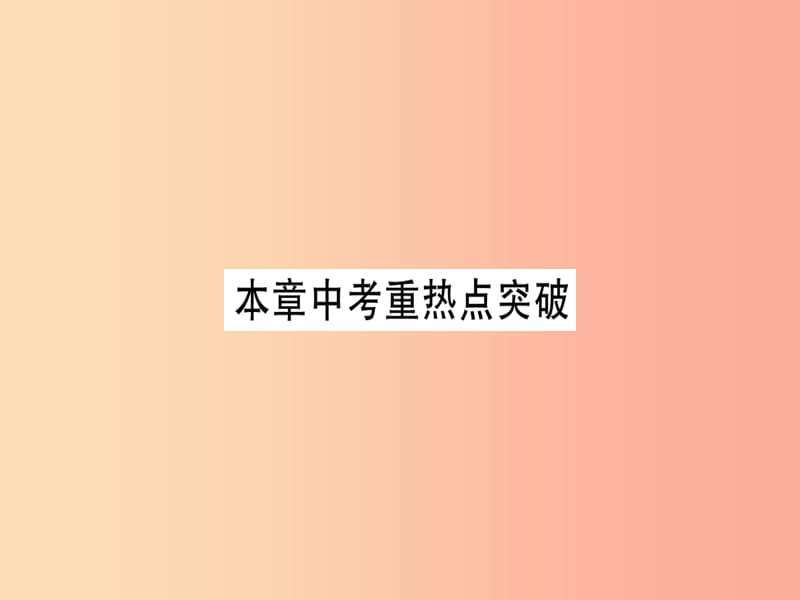 广西2019秋九年级数学下册 第1章 二次函数本章中考重热点突破作业课件（新版）湘教版.ppt_第1页