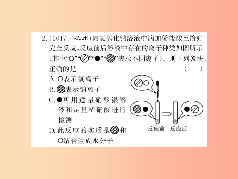 2019年秋九年级化学下册 第十单元 酸和碱 专题突破五 中和反应及其探究习题课件 新人教版.ppt_第3页