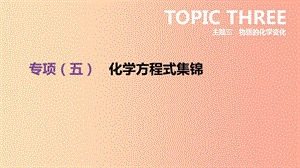 云南省2019年中考化學(xué)復(fù)習(xí) 專項(xiàng)05 化學(xué)方程式集錦課件.ppt