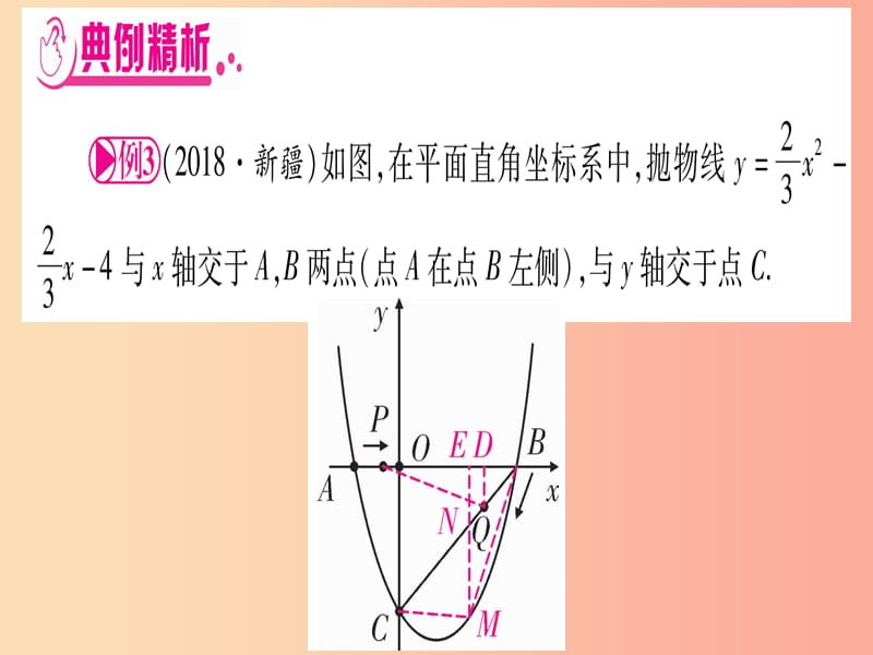 中考数学第三轮压轴题突破重难点突破4二次函数与几何函数综合题类型3探究图形面积数量关系的存在性.ppt_第3页