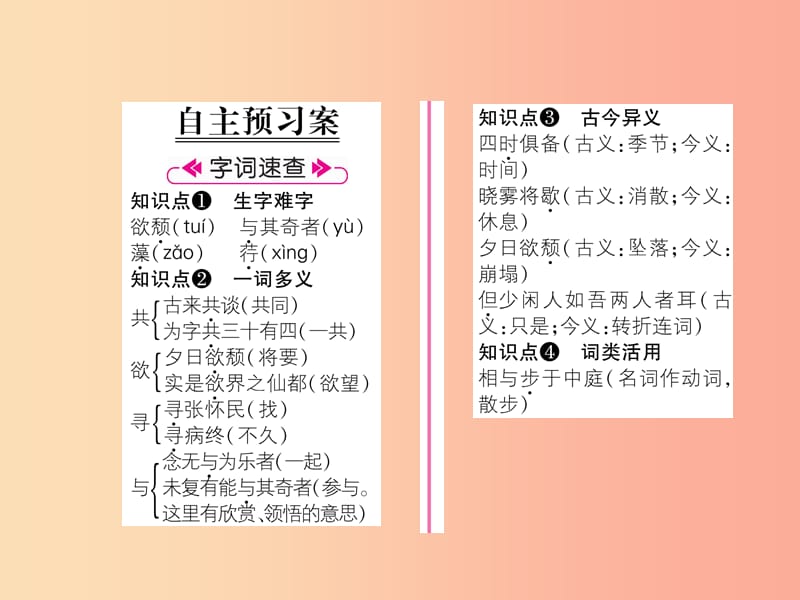 毕节专版2019年八年级语文上册第三单元10短文两篇古文今译习题课件新人教版.ppt_第2页