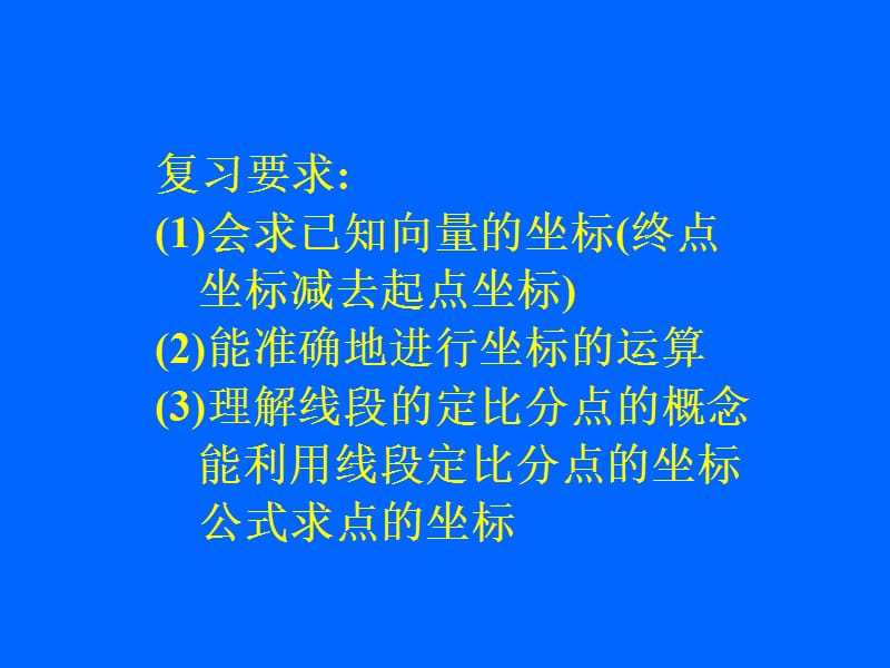 平面向量的坐标运算与线段的定比分点(复习).ppt_第2页