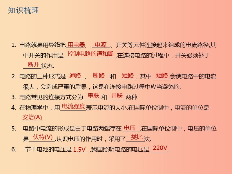 江苏省2019年中考物理 第26课时 电路初探复习课件.ppt_第3页