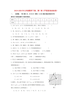 2019-2020年七年級數(shù)學(xué)下冊：第7章《平面直角坐標(biāo)系》.doc