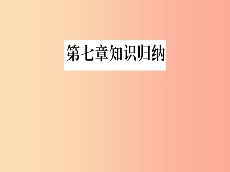 2019春七年级地理下册第7章了解地区知识归纳习题课件新版湘教版.ppt_第1页