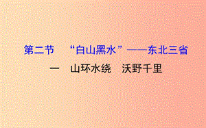 八年級(jí)地理下冊(cè) 6.2 白山黑水——東北三?。ㄉ江h(huán)水繞 沃野千里）習(xí)題課件 新人教版.ppt