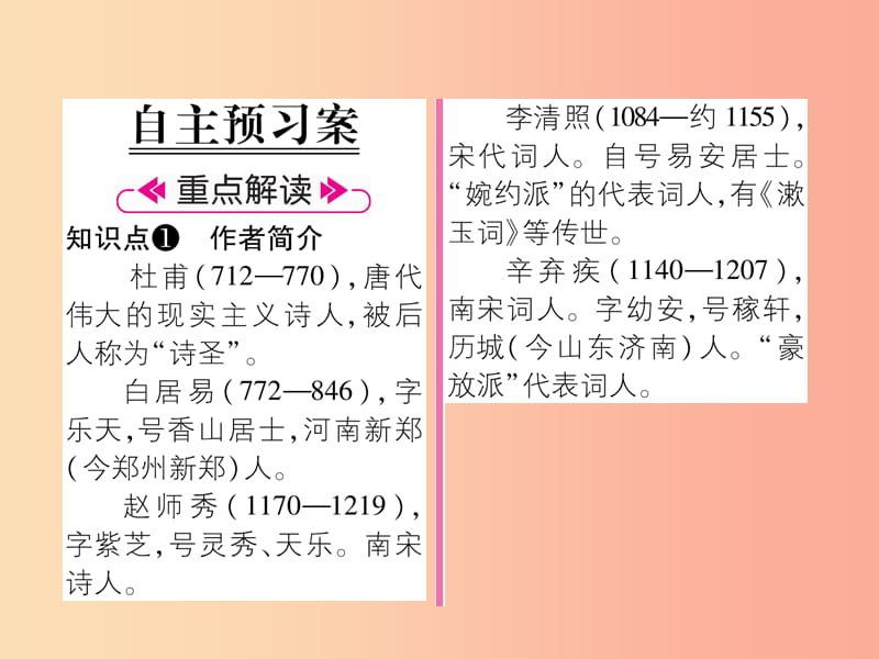 2019年九年级语文上册 21 诗词五首（古文今译）课件 语文版.ppt_第2页