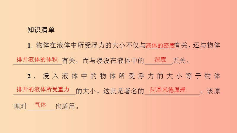 八年级物理全册 9.2 阿基米德原理习题课件 （新版）沪科版.ppt_第2页