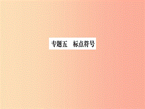 2019九年級(jí)語文下冊(cè) 期末專題復(fù)習(xí)五 標(biāo)點(diǎn)符號(hào)習(xí)題課件 新人教版.ppt