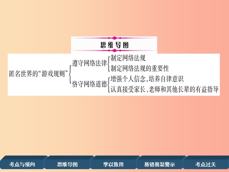 2019中考道德与法治复习 八上 第8课 匿名世界的“游戏规则”课件 教科版.ppt_第3页