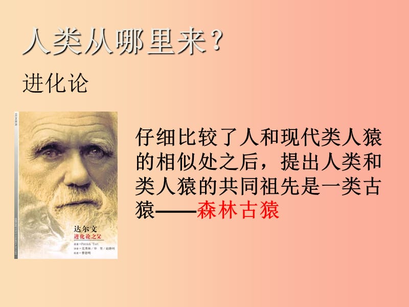 吉林省七年级生物下册 4.1.1人类的起源和发展课件 新人教版.ppt_第3页