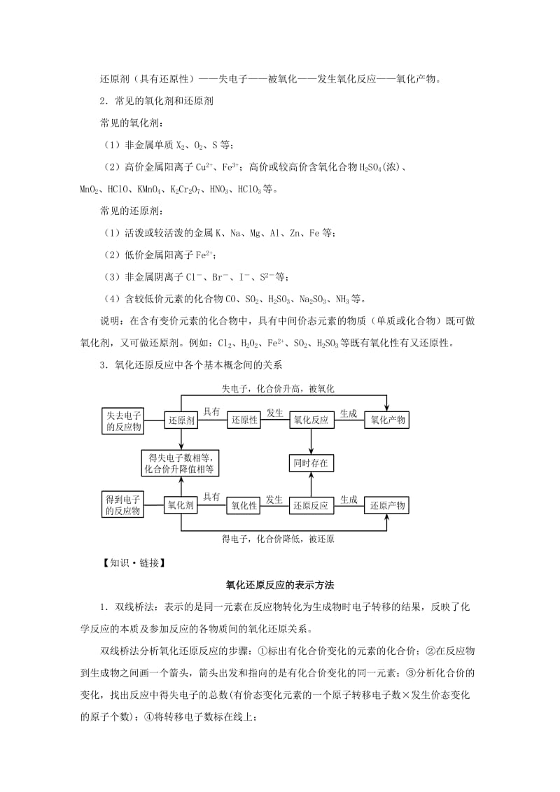 2019-2020年高考化学一轮复习 氧化剂和还原剂教案 鲁科版必修1.doc_第3页