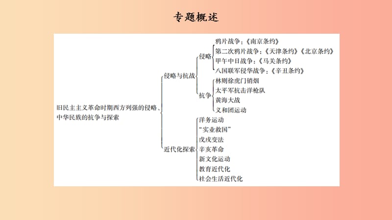 广东省2019中考历史总复习 第二部分 专题三 旧民主主义革命时期西方列强的侵略、中华民族的抗争与探索课件.ppt_第3页