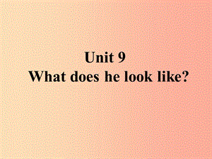 山東省七年級(jí)英語下冊(cè) Unit 9 What does he look like課件 新人教版.ppt