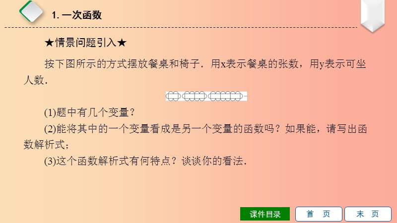 2019年春八年级数学下册 第17章 函数及其图象 17.3 一次函数 1 一次函数课件（新版）华东师大版.ppt_第3页