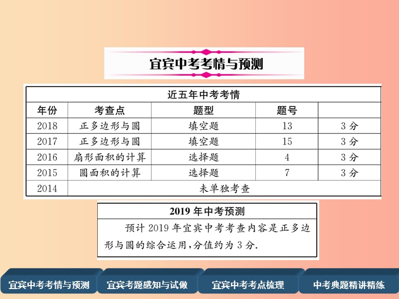 宜宾专版2019年中考数学总复习第一编教材知识梳理篇第8章圆第24讲与圆有关的计算精讲课件.ppt_第2页