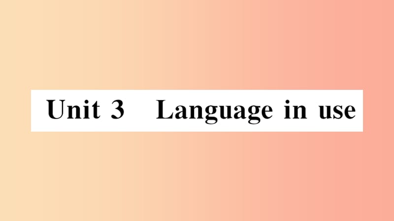 2019春七年级英语下册 Module 5 Shopping Unit 3 Language in use习题课件（新版）外研版.ppt_第1页