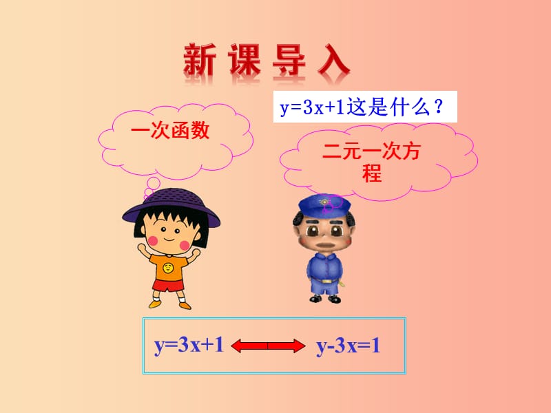 八年级数学下册 第十九章 一次函数 19.2 一次函数 19.2.3 一次函数与方程、不等式（第3课时）教学 新人教版.ppt_第2页