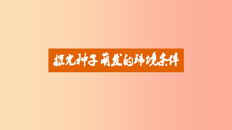 七年级生物上册 3.2.1探究种子萌发的环境条件课件 新人教版.ppt_第1页