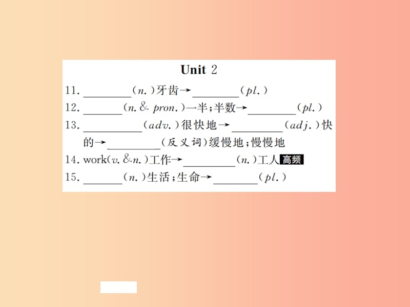 山西省2019中考英语二轮复习 七下 Unit 1-4复习课件 人教新目标版.ppt_第3页