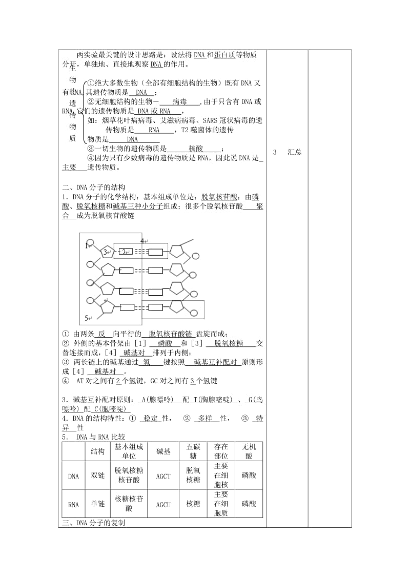 2019-2020年高二生物《基因本质》教案.doc_第3页