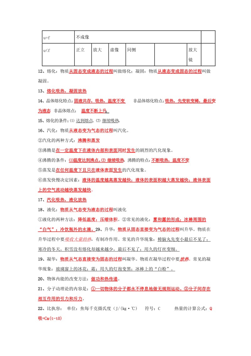 2019-2020年中考物理复习必考99条知识点复习提纲.doc_第2页