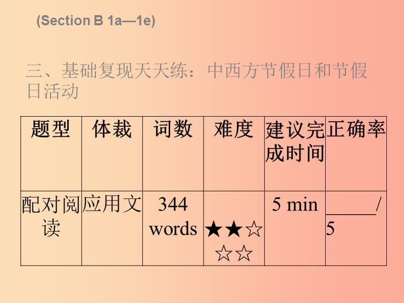 2019秋九年级英语全册 Unit 5 What are the shirts made of Thursday复现式周周练课件 新人教版.ppt_第3页