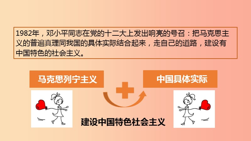 九年级道德与法治上册第一单元认识国情爱我中华1.1感知祖国发展的脉动第三框《建设中国特色社会主义》.ppt_第2页