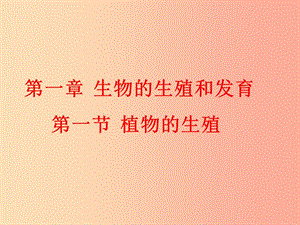 河南省八年级生物下册 7.1.1植物的生殖课件 新人教版.ppt