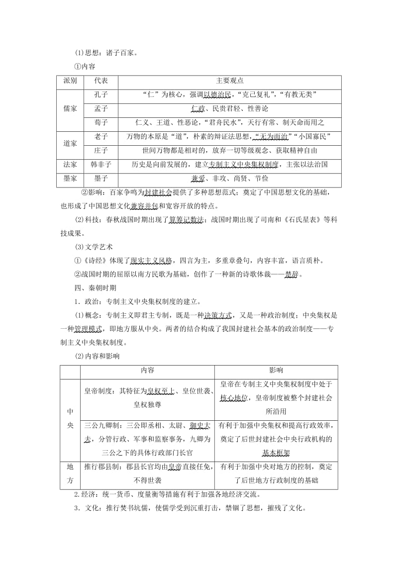 2019-2020年高考历史总复习 01 通史串联全通关教案.doc_第3页