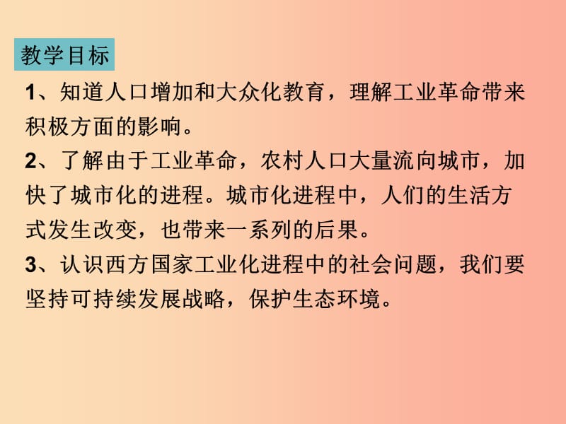 九年级历史下册 第2单元 第二次工业革命和近代科学文化 第6课 工业化国家的社会变化课件1 新人教版.ppt_第3页