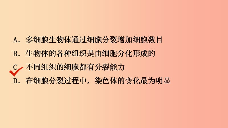 山东省2019年中考生物总复习 第二单元 生物体的结构层次 第二章 细胞怎样构成生物体课件.ppt_第3页