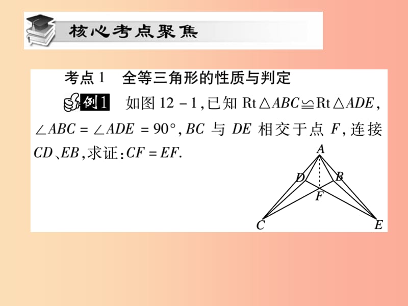 2019秋八年级数学上册 第十二章《全等三角形》单元小结与复习作业课件 新人教版.ppt_第3页