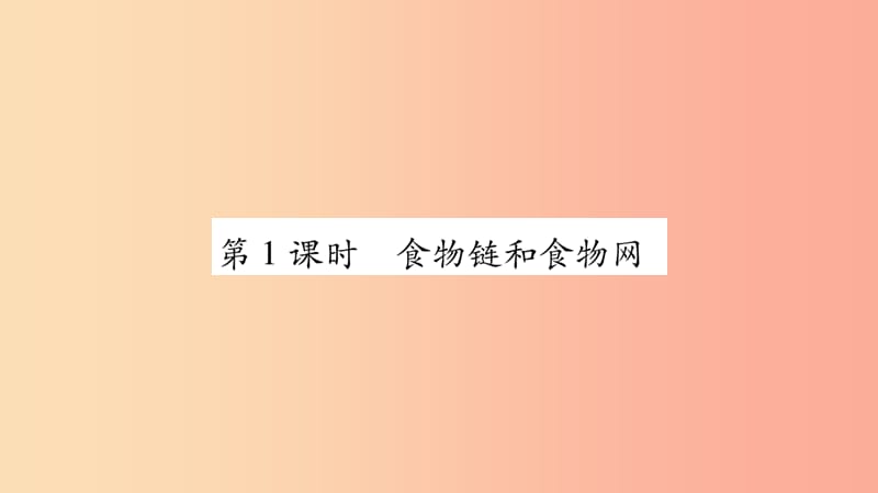 广西省玉林市2019年八年级生物下册 第八单元 第23章 第3节 生态系统的结构和功能（第1课时）课件 北师大版.ppt_第2页