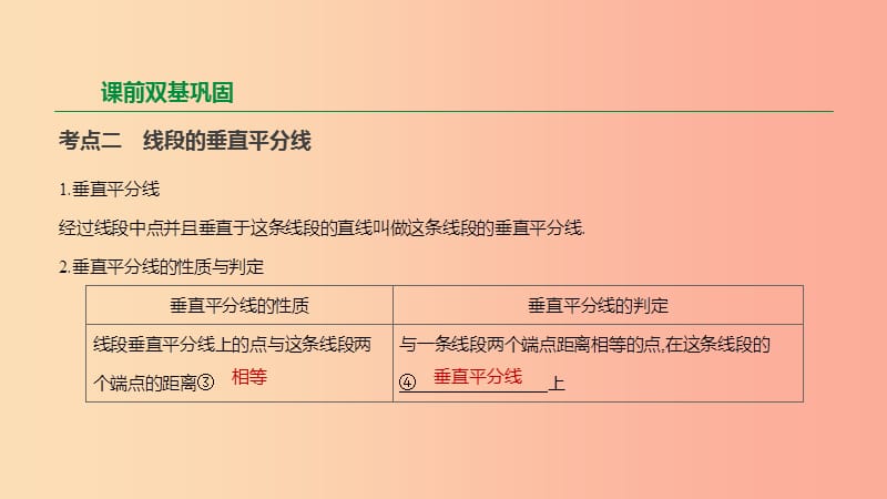 云南省2019年中考数学总复习 第四单元 图形的初步认识与三角形 第17课时 等腰三角形课件.ppt_第3页