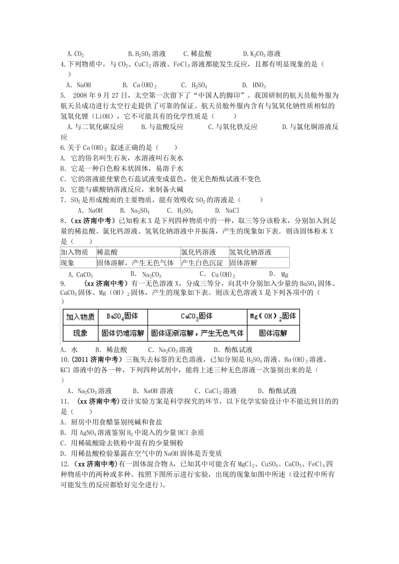 2019-2020年九年级化学上学期寒假作业 第16天 鲁教版.doc_第2页