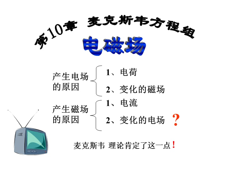 大学物理二第二篇第10章麦克斯韦方程组.ppt_第2页