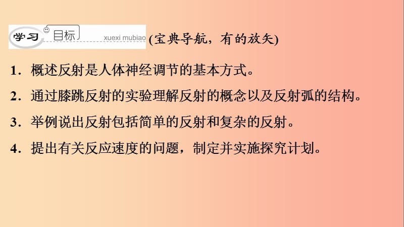 2019年七年级生物下册 第四单元 第六章 第三节 神经调节的基本方式课件 新人教版.ppt_第3页