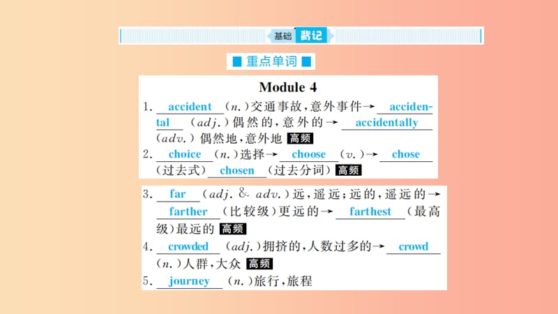 山东省2019年中考英语一轮复习 八上 第6讲 Module 4-Revision module A课件.ppt_第3页