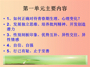 廣東省七年級道德與法治下冊 第二單元 做情緒情感的主人 第四課 揭開情緒的面紗 第1框 青春的情緒.ppt