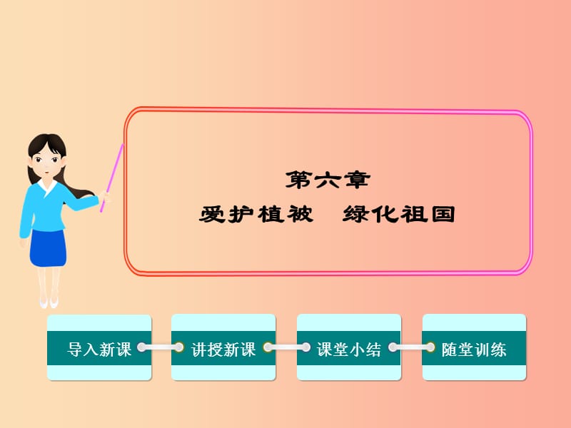 七年级生物上册 第三单元 第六章 爱护植被 绿化祖国课件 新人教版.ppt_第1页