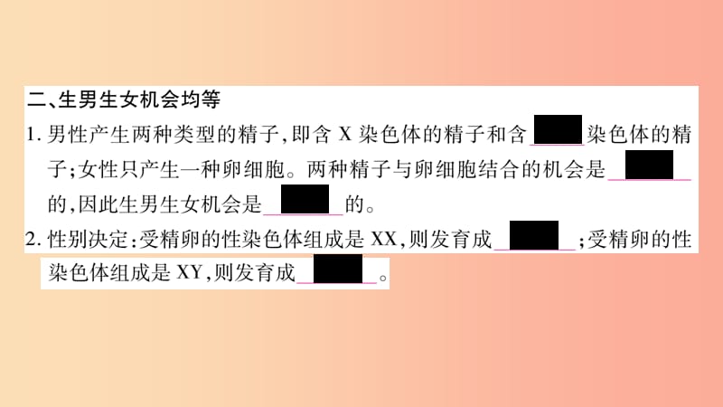 2019年八年级生物下册 7.2.4 人的性别遗传课件 新人教版.ppt_第3页