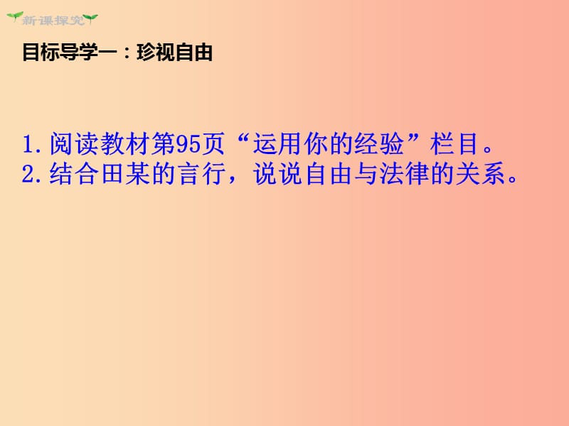 八年级道德与法治下册 第四单元 崇尚法治精神 第七课 尊重自由平等 第2框 自由平等的追求课件 新人教版.ppt_第3页